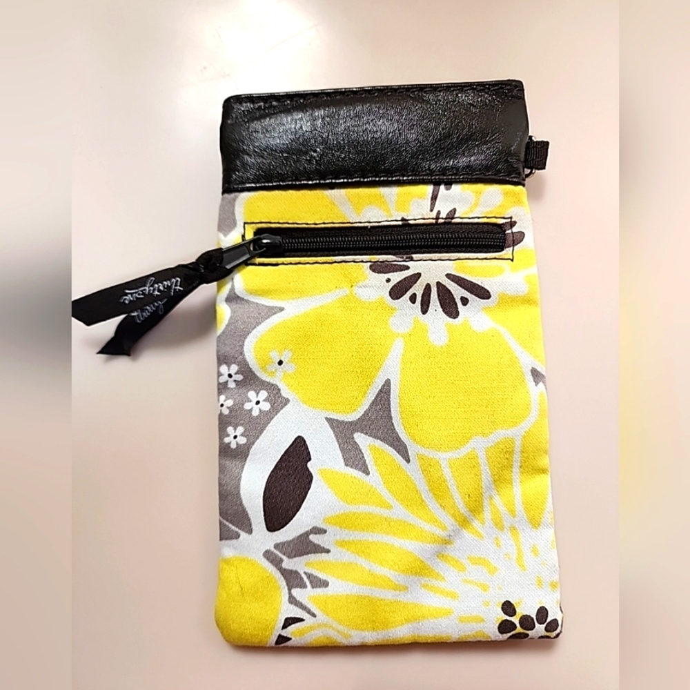 Women's Thirty-One Awesome Blossom Pinch Yellow Eyeglasses Or Phone Case